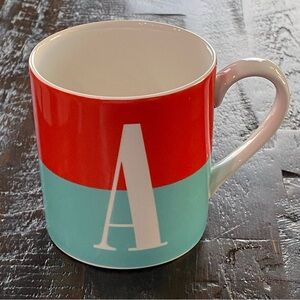 Kate Spade Lenox A Monogram Coffee Mug